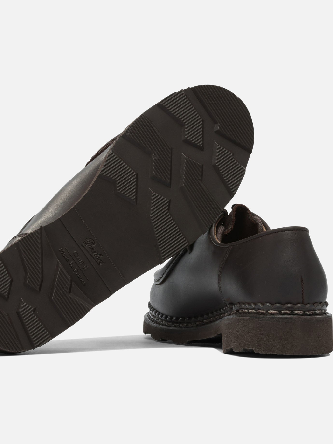 Laced loafers 100% leather - 100% rubber  Brown - Paraboot Men | PDP | VIETTI Online Store | Zoom-Modal_5
