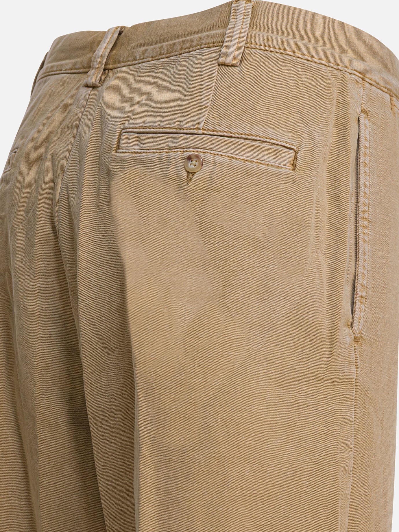 Leisure trousers Solid colour  Beige - Polo Ralph Lauren Women | PDP | VIETTI Online Store | thumbnail_3