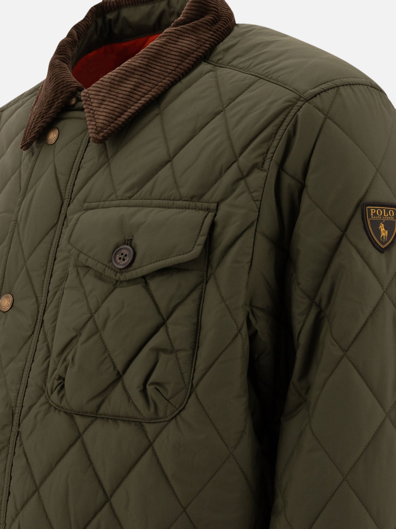 Quilted & Utility Jackets Solid colour  Green - Polo Ralph Lauren Men | PDP | VIETTI Online Store | thumbnail_4