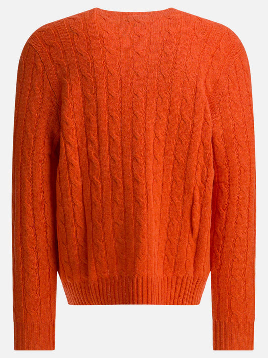 Crewneck sweaters Solid colour  Orange - Polo Ralph Lauren Men | PDP | VIETTI Online Store | 2
