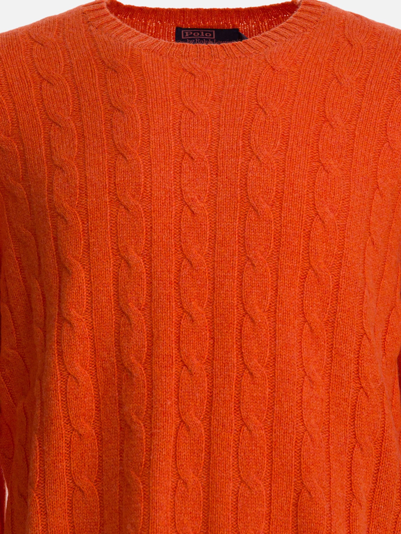 Crewneck sweaters Solid colour  Orange - Polo Ralph Lauren Men | PDP | VIETTI Online Store | thumbnail_3