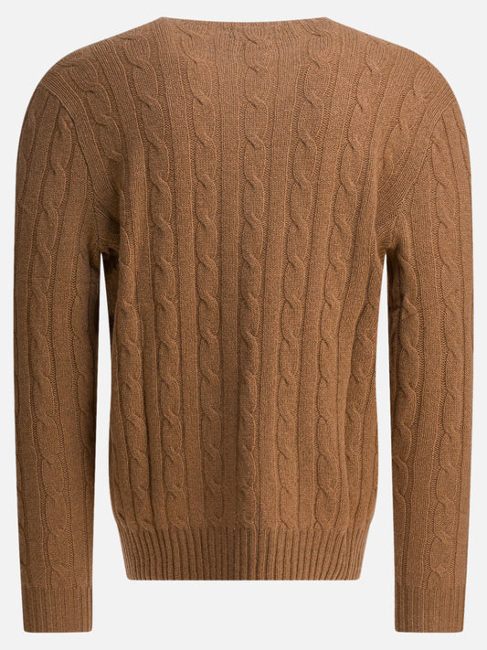 Crewneck sweaters Solid colour  Brown - Polo Ralph Lauren Men | PDP | VIETTI Online Store | 2
