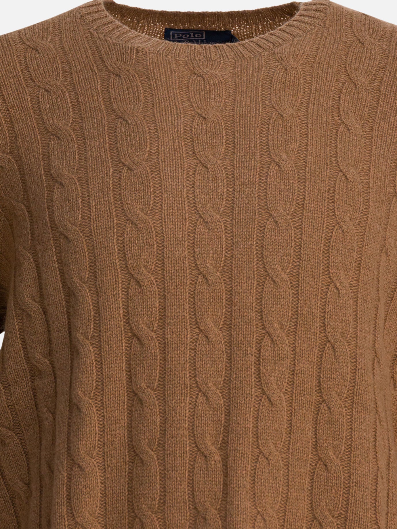 Crewneck sweaters Solid colour  Brown - Polo Ralph Lauren Men | PDP | VIETTI Online Store | thumbnail_3