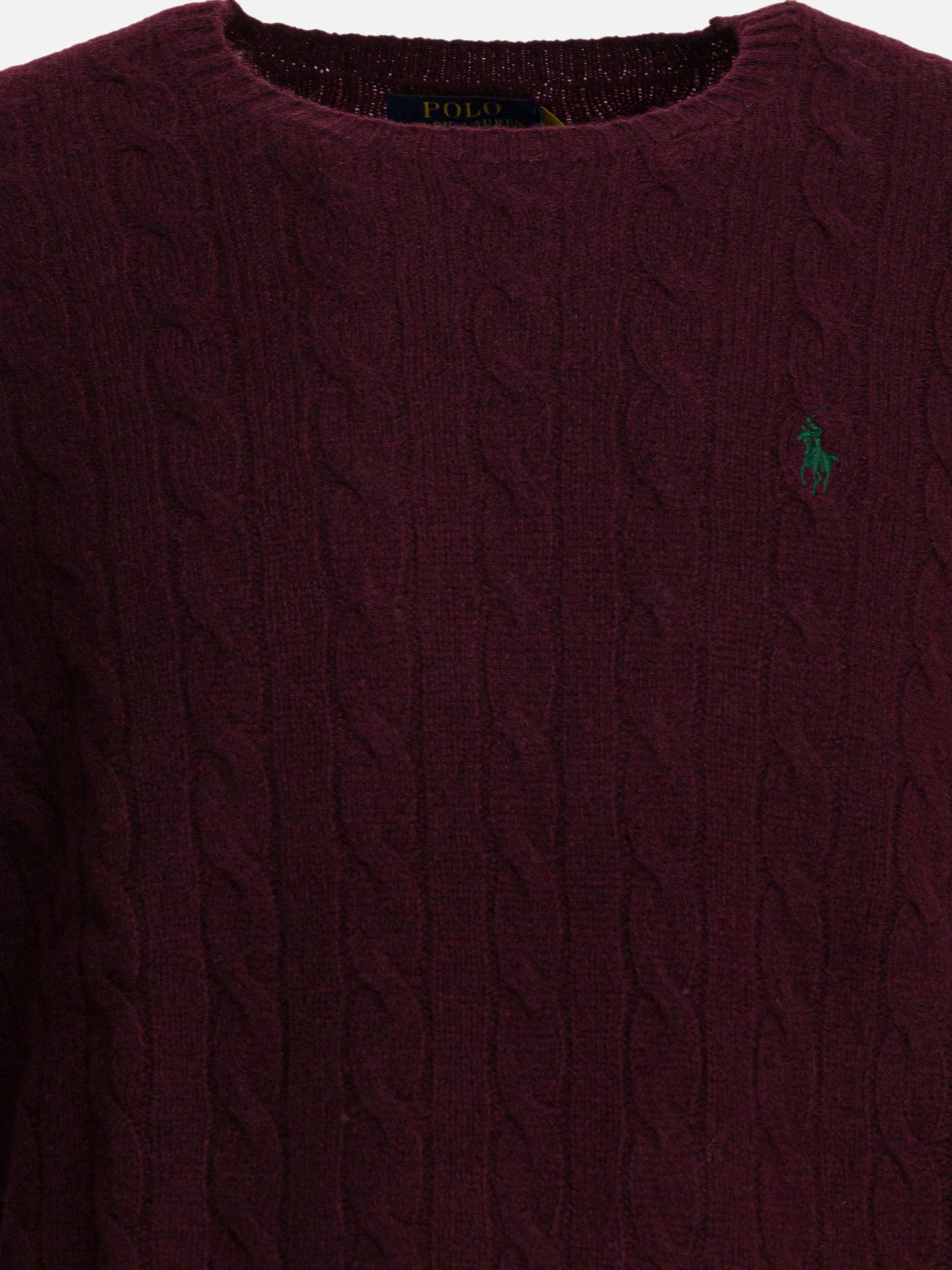 Crewneck sweaters Solid colour  Bordeaux - Polo Ralph Lauren Men | PDP | VIETTI Online Store | Zoom-Modal_3
