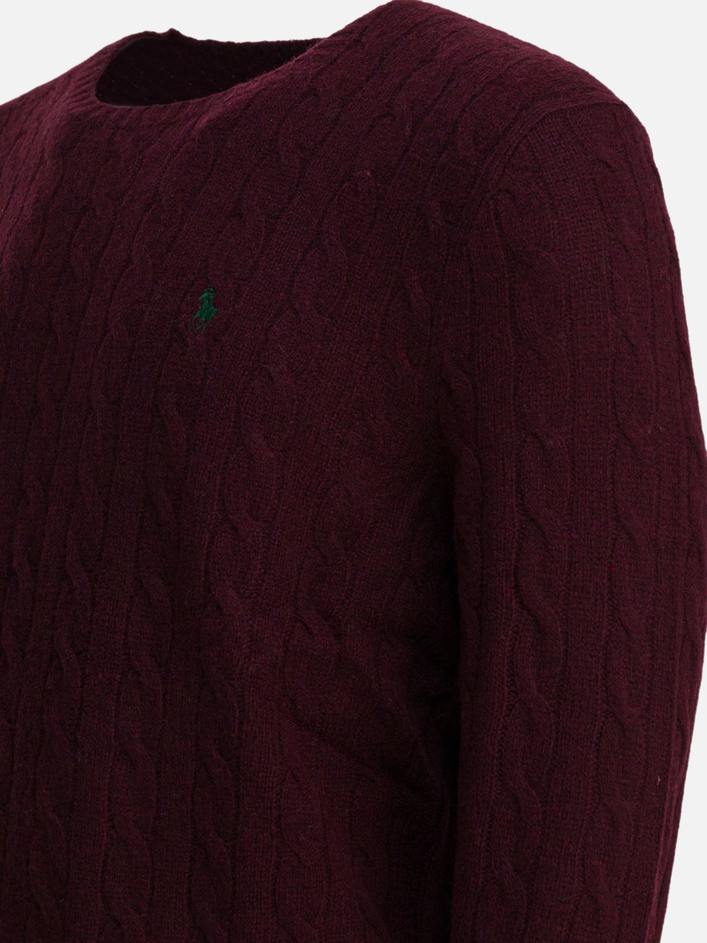 Crewneck sweaters Solid colour  Bordeaux - Polo Ralph Lauren Men | PDP | VIETTI Online Store | Zoom-Modal_4
