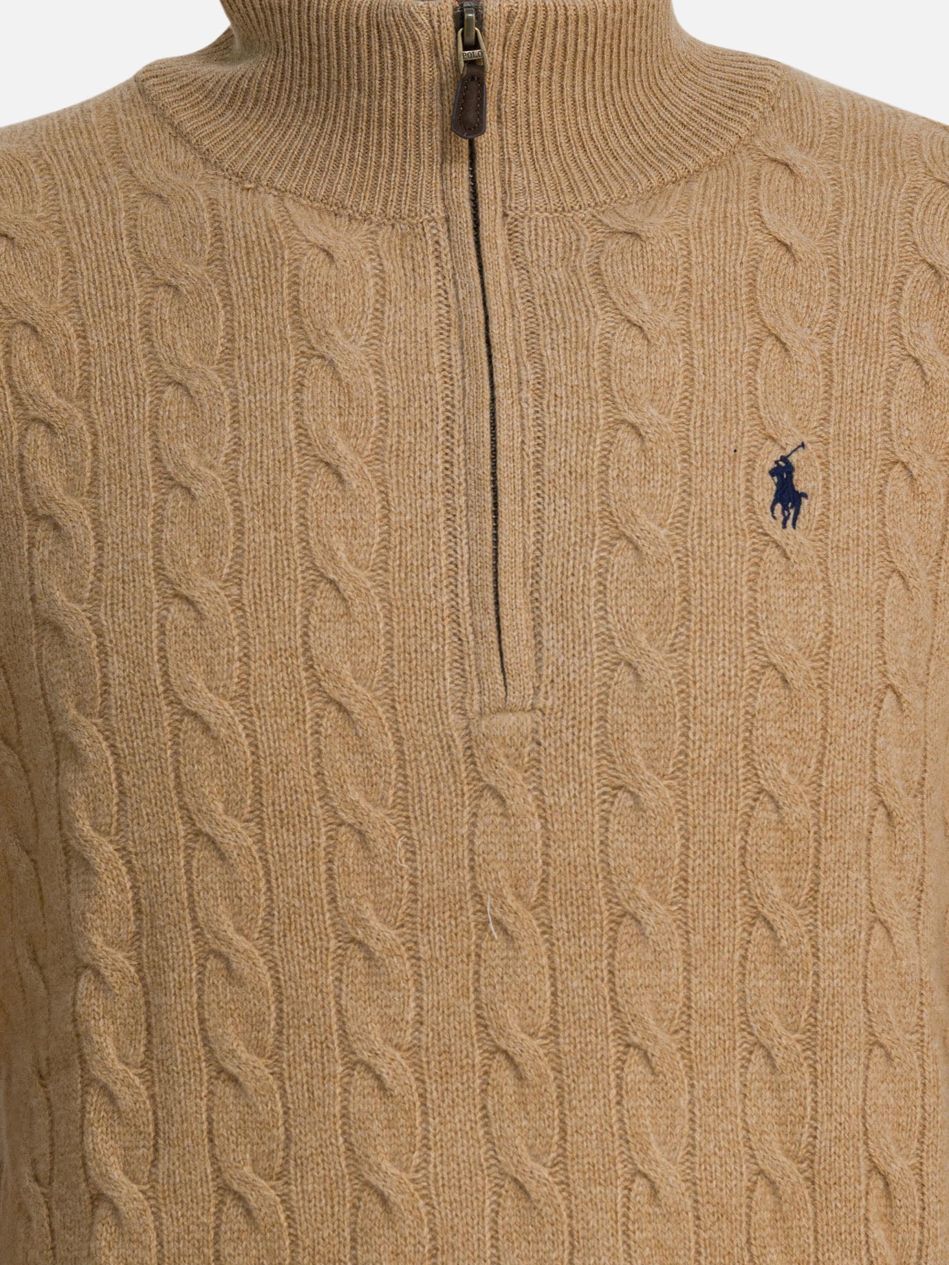 Half zip sweaters Logo  Beige - Polo Ralph Lauren Men | PDP | VIETTI Online Store | Zoom-Modal_3
