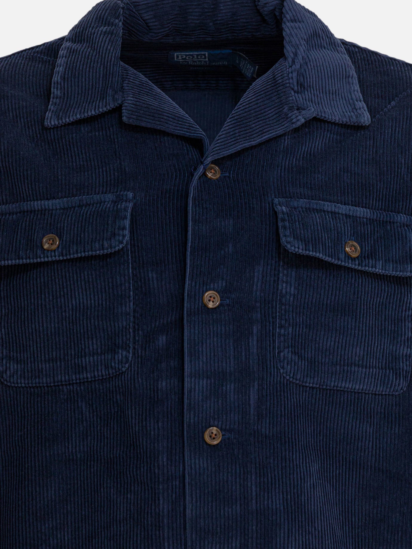 Overshirt jackets Solid colour  Blue - Polo Ralph Lauren Men | PDP | VIETTI Online Store | thumbnail_3