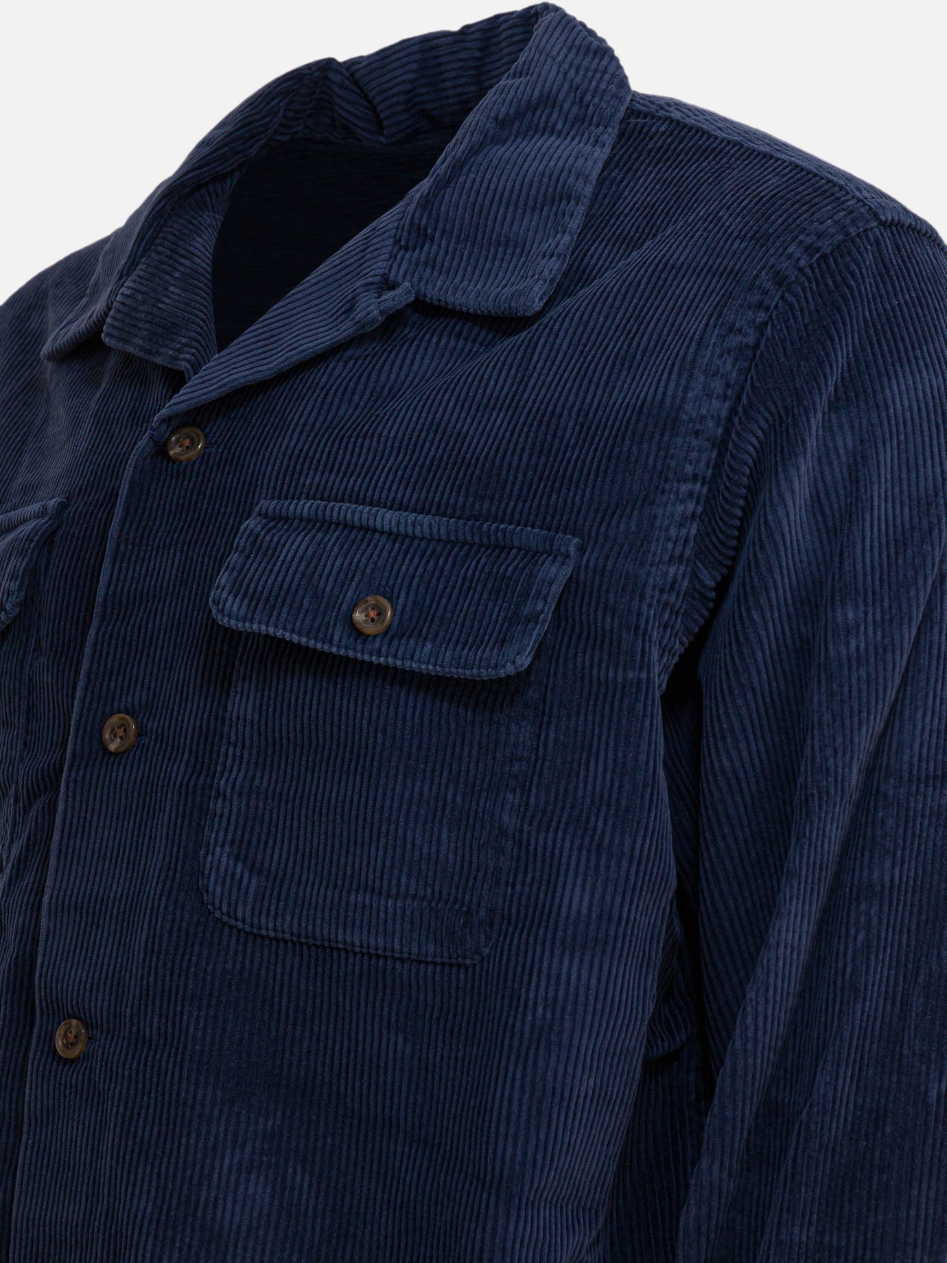 Overshirt jackets Solid colour  Blue - Polo Ralph Lauren Men | PDP | VIETTI Online Store | Zoom-Modal_4
