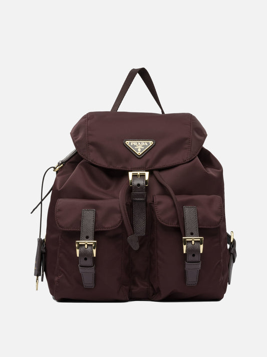 Casual backpacks 100% recycled polyamide  Bordeaux - Prada Women | PLP | VIETTI Online Store 
