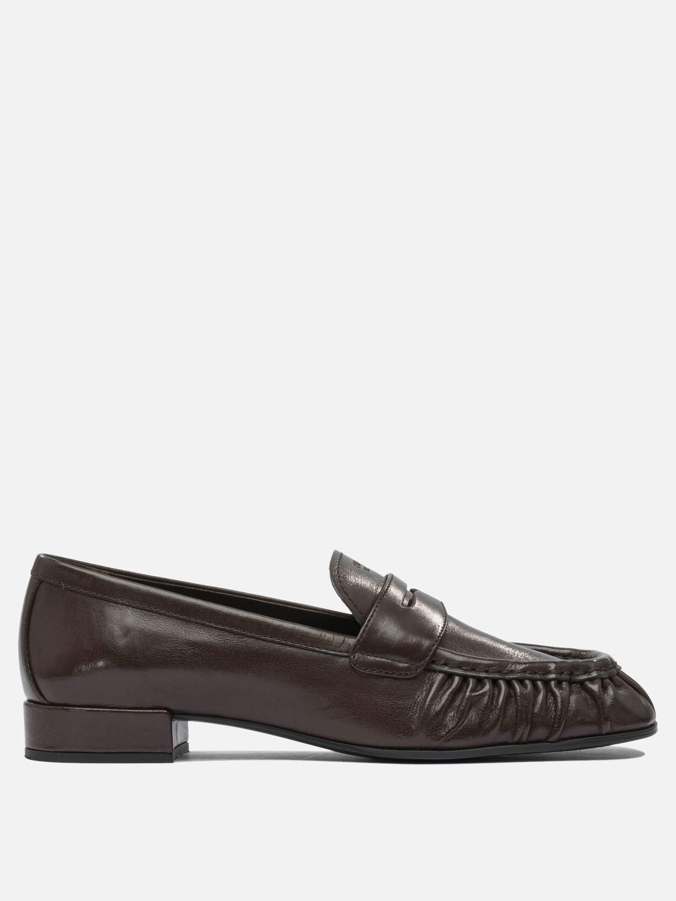 Loafers 100% bufalo leather - 80% rubber 20% leather  Brown - Prada Women | PDP | VIETTI Online Store | Zoom-Modal
