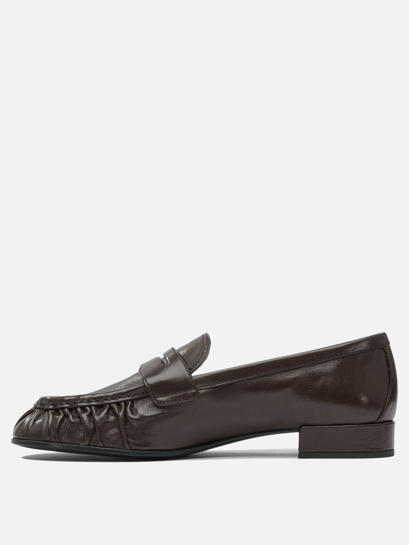 Loafers 100% bufalo leather - 80% rubber 20% leather  Brown - Prada Women | PDP | VIETTI Online Store | Zoom-Modal_3
