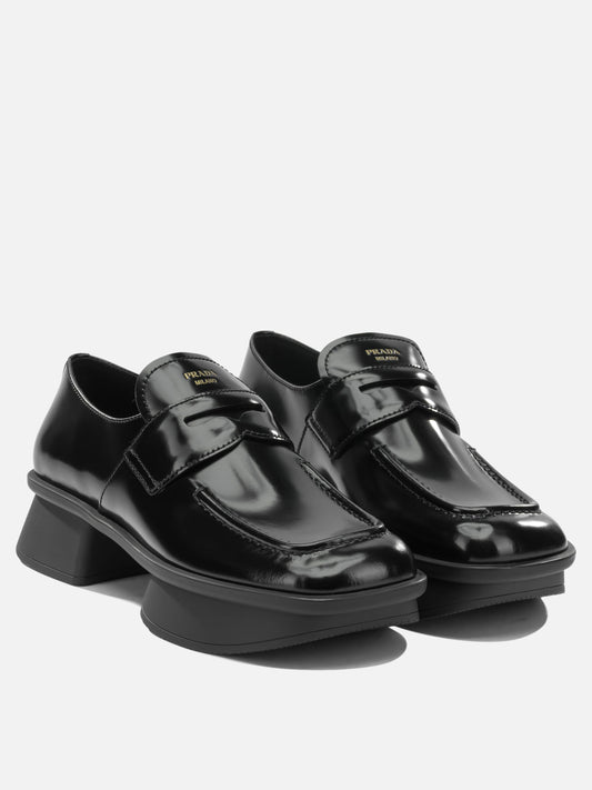 Loafers 100% leather - 100% rubber  Black - Prada Women | PDP | VIETTI Online Store | 2
