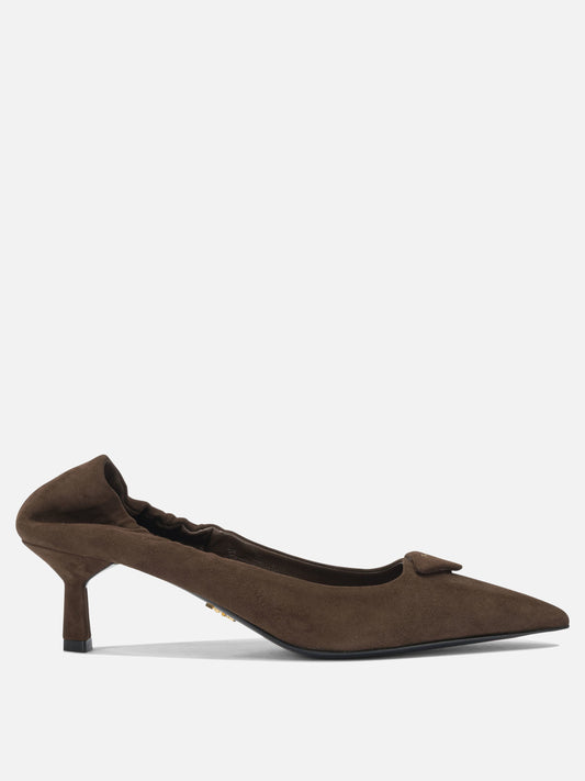 Pumps 100% lamb leather  Brown - Prada Women | PDP | VIETTI Online Store 
