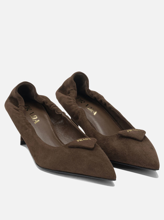 Pumps 100% lamb leather  Brown - Prada Women | PDP | VIETTI Online Store | 2
