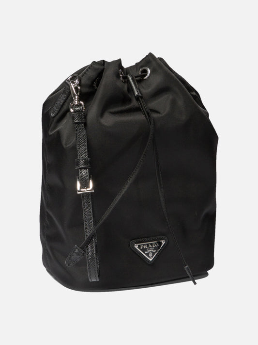 Pouch 100% recycled polyamide - 100% viscose  Black - Prada Women | PDP | VIETTI Online Store | 2
