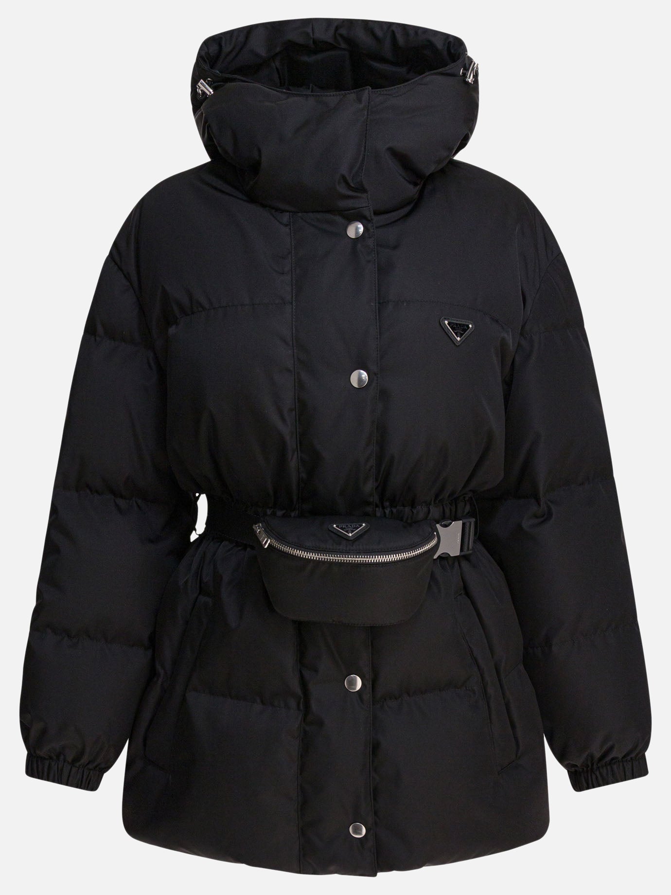 Down jackets Logo  Black - Prada Women | PDP | VIETTI Online Store | thumbnail