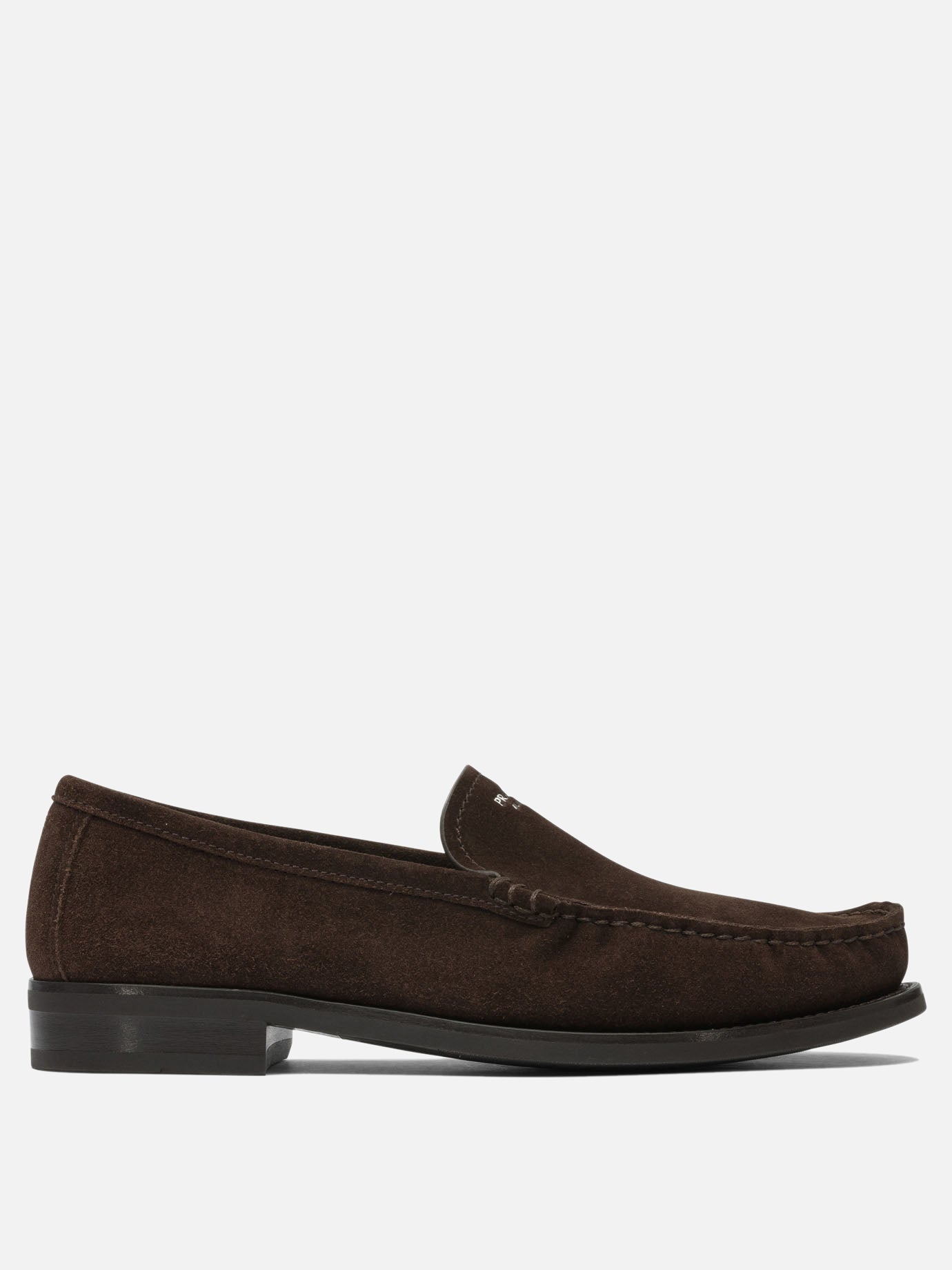 Loafers 100% calf leather - 100% rubber  Brown - Prada Men | PDP | VIETTI Online Store | thumbnail