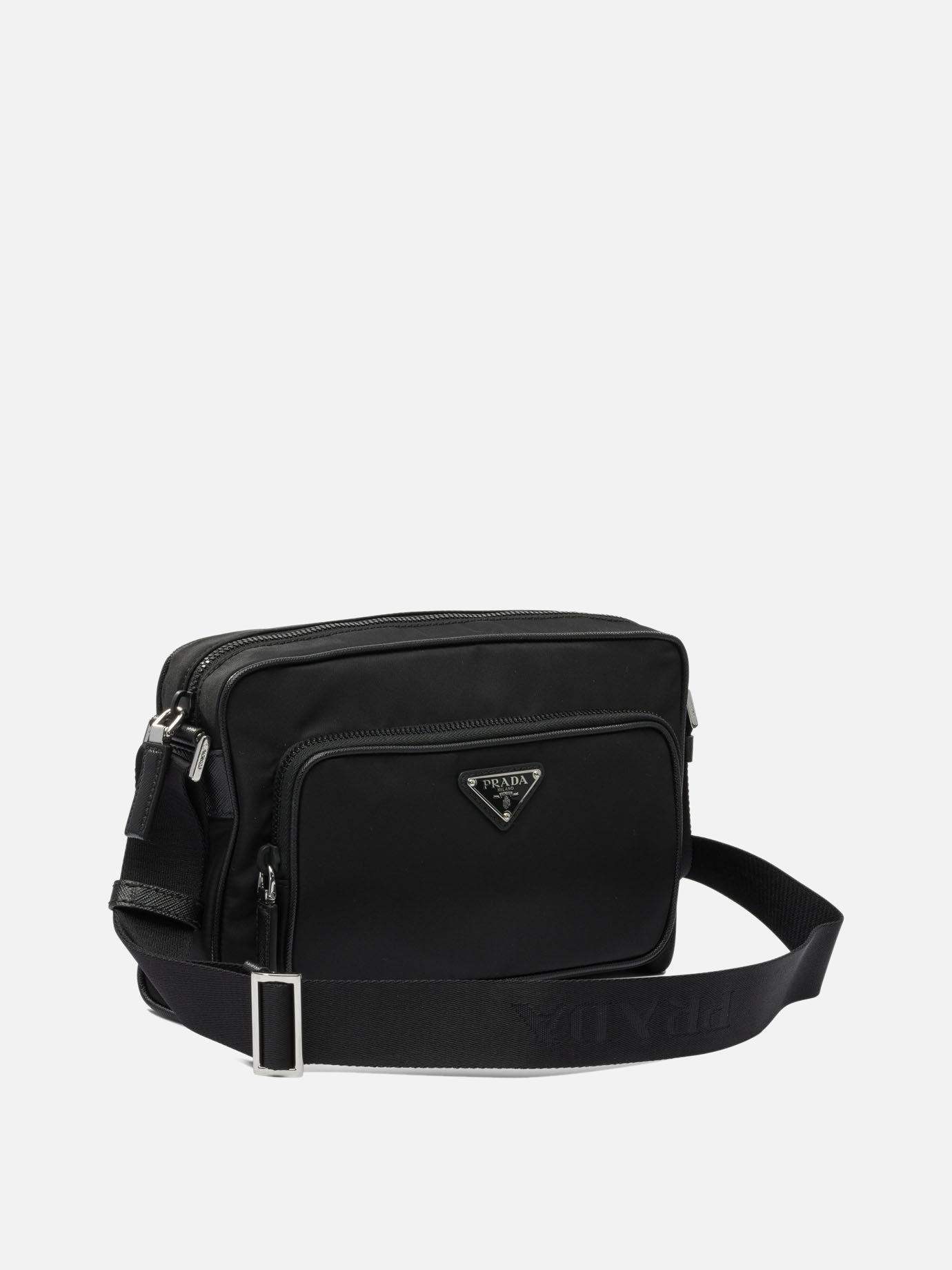 Prada Re-Nylon and Saffiano Shoulder Bag 13584542_UNI Black thumbnail_2