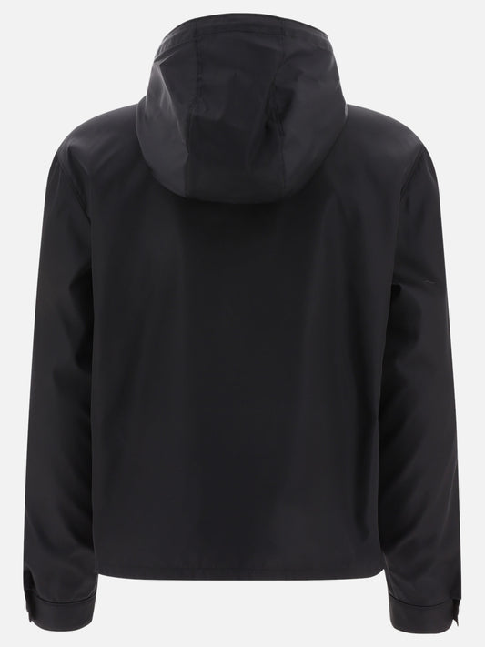 Prada Re-Nylon jacket with hood 12282432_46 Black 2