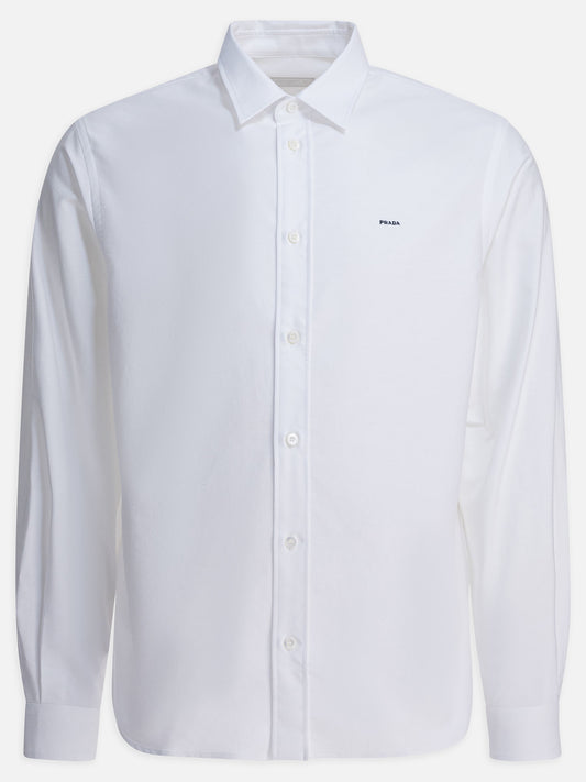Formal shirts Logo  White - Prada Men | PDP | VIETTI Online Store 
