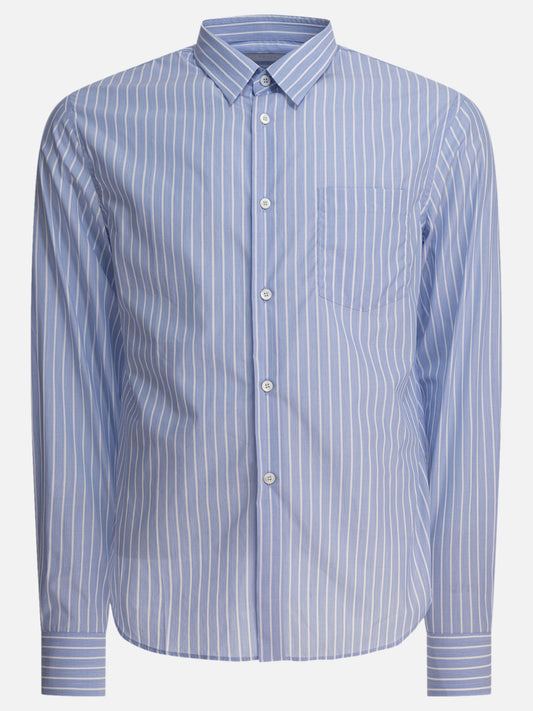 Prada Striped cotton shirt 16662705_M Light blue 1