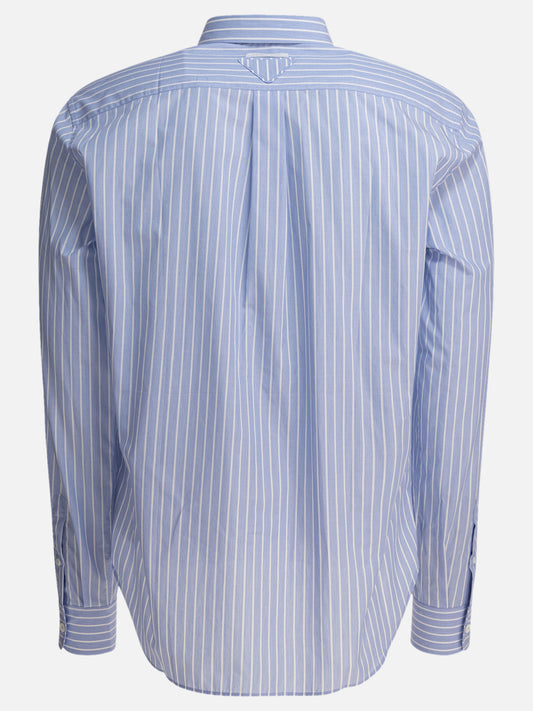 Prada Striped cotton shirt 16662705_M Light blue 2