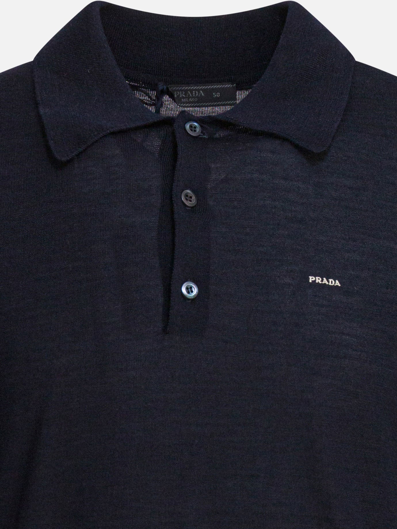 Polo shirts with buttons Logo  Blue - Prada Men | PDP | VIETTI Online Store | Zoom-Modal_3
