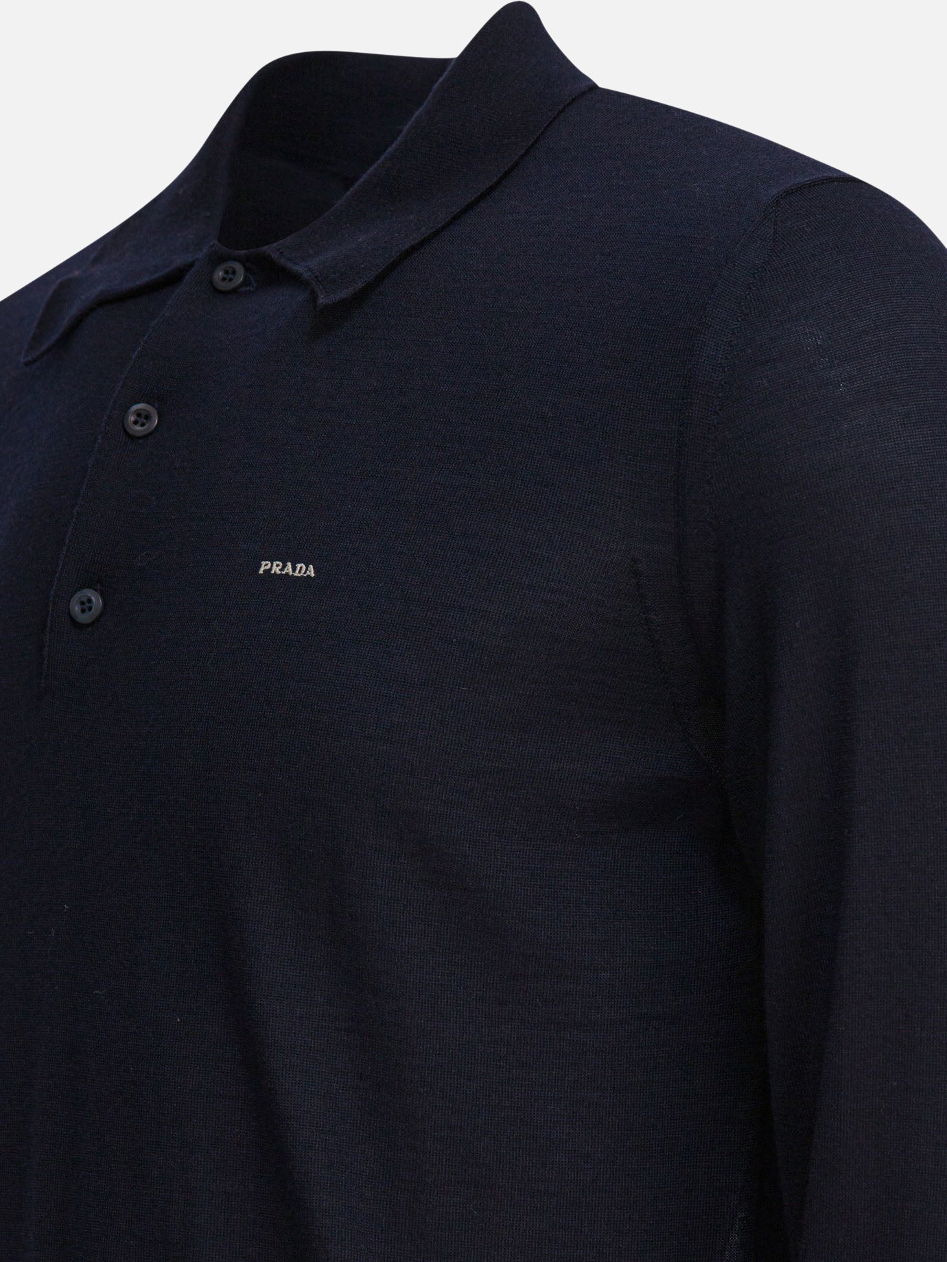 Polo shirts with buttons Logo  Blue - Prada Men | PDP | VIETTI Online Store | thumbnail_4