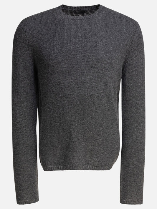 Prada Cashmere crewneck sweater 14110240_48 Grey 1