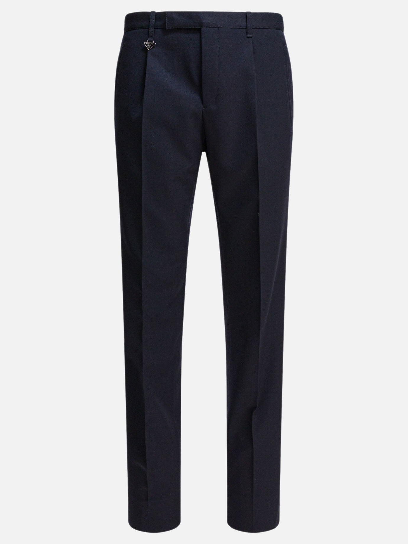 Leisure trousers Solid colour  Blue - Prada Men | PDP | VIETTI Online Store | thumbnail
