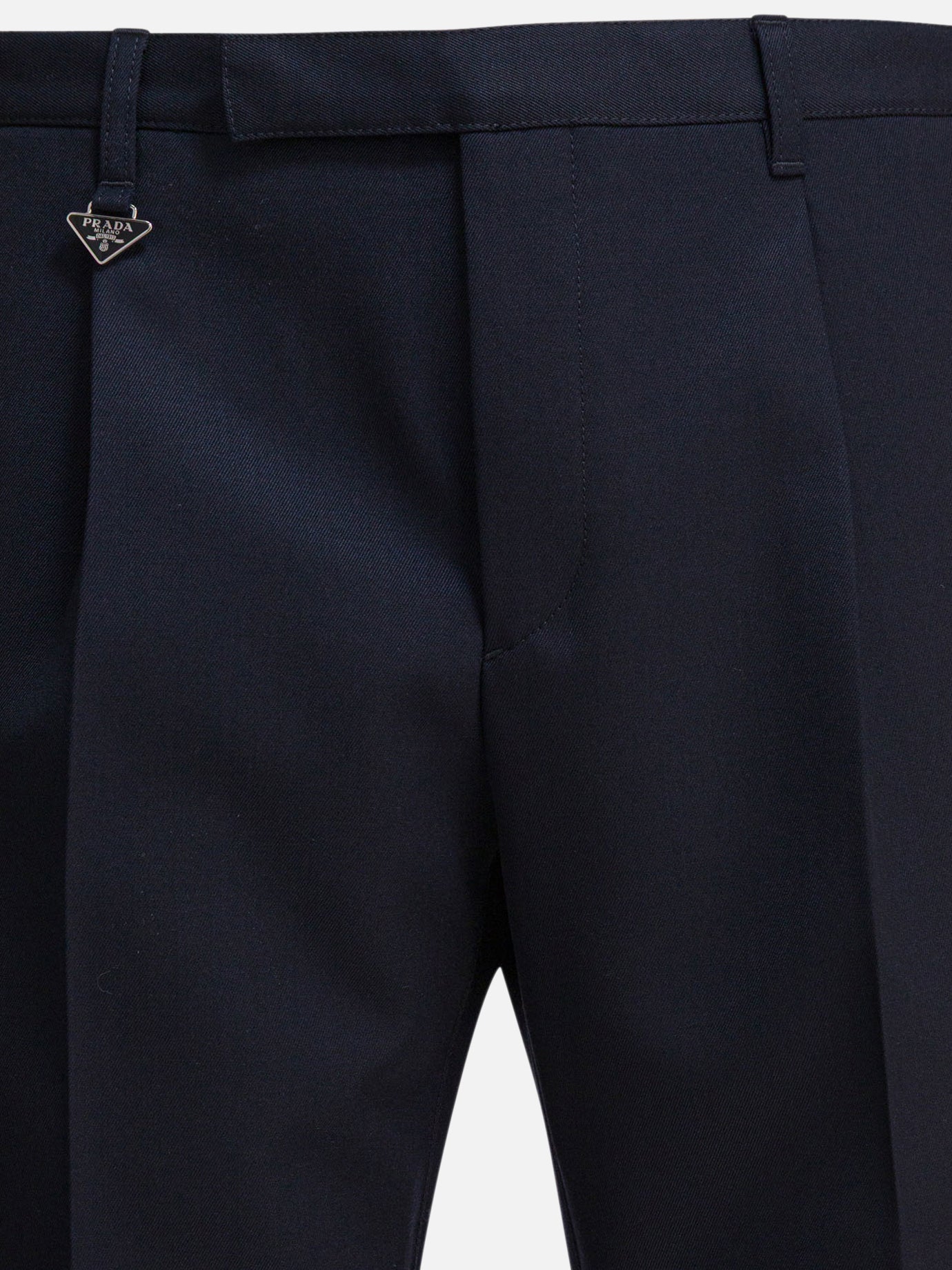 Leisure trousers Solid colour  Blue - Prada Men | PDP | VIETTI Online Store | thumbnail_3