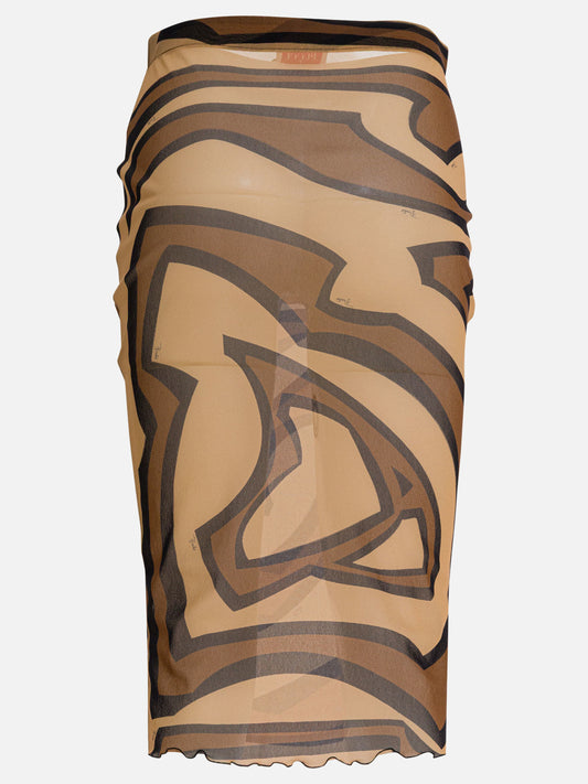 Midi skirts Print  Gold - Pucci Women | PDP | VIETTI Online Store | 2
