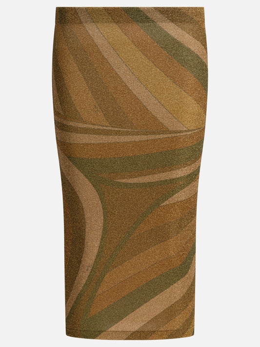 Midi skirts Print  Gold - Pucci Women | PDP | VIETTI Online Store 
