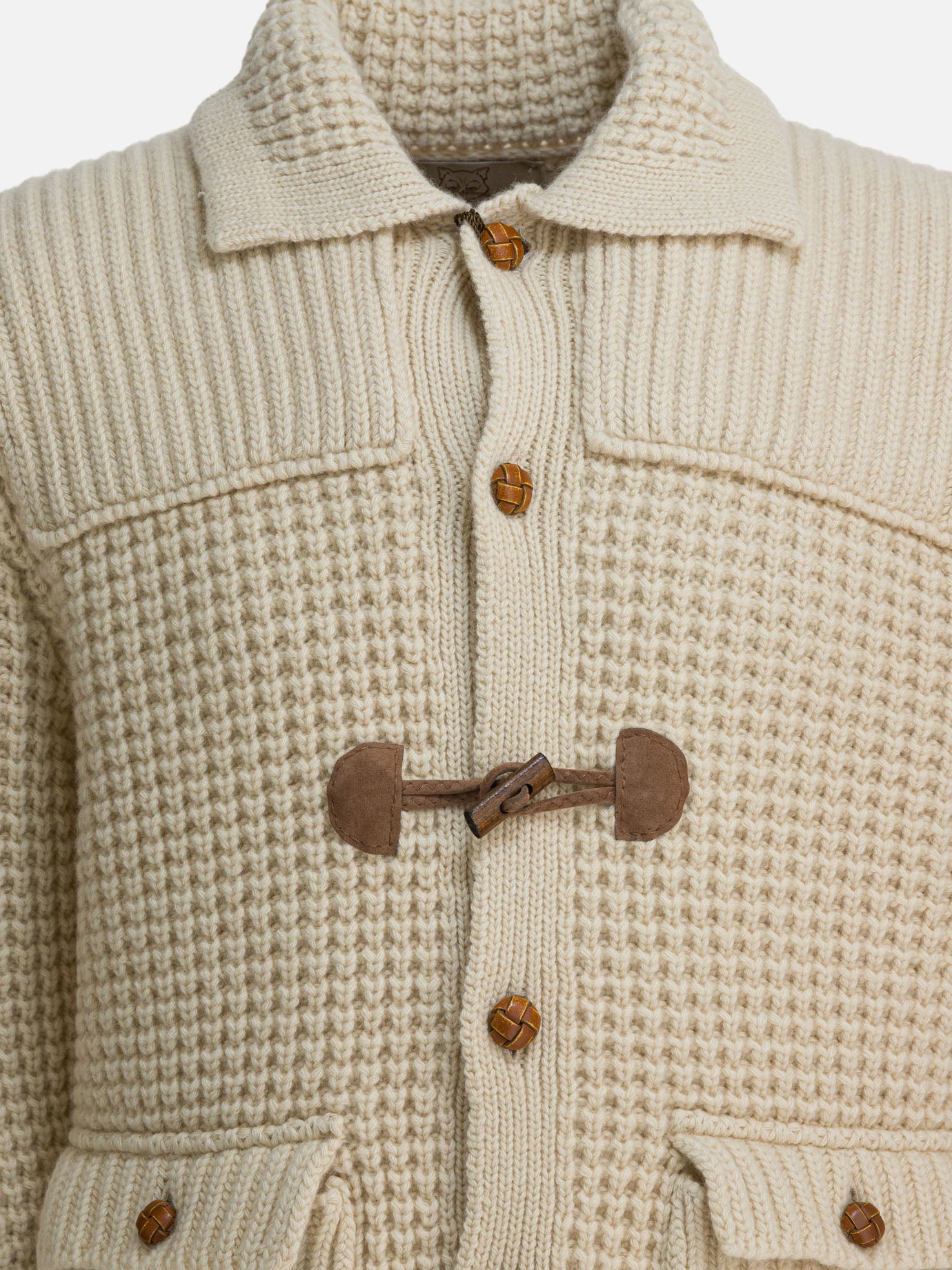 Cardigans Textured knit  Beige - Rakkì Men | PDP | VIETTI Online Store | thumbnail_3