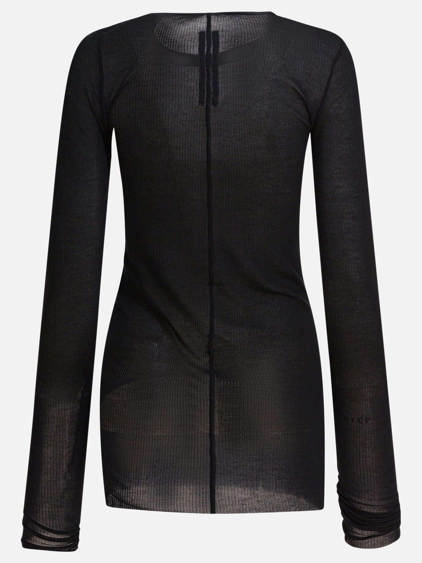 Crewneck t-shirts Solid colour  Black - Rick Owens Women | PDP | VIETTI Online Store | thumbnail_2