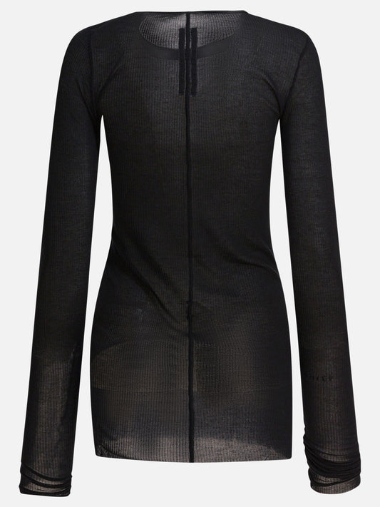Crewneck t-shirts Solid colour  Black - Rick Owens Women | PLP | VIETTI Online Store | 2
