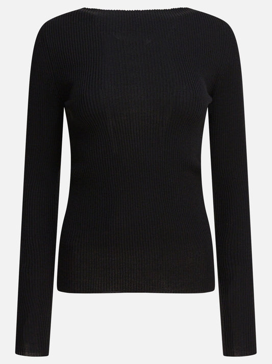 Boat neck sweaters Solid colour  Black - Rick Owens Women | PLP | VIETTI Online Store 
