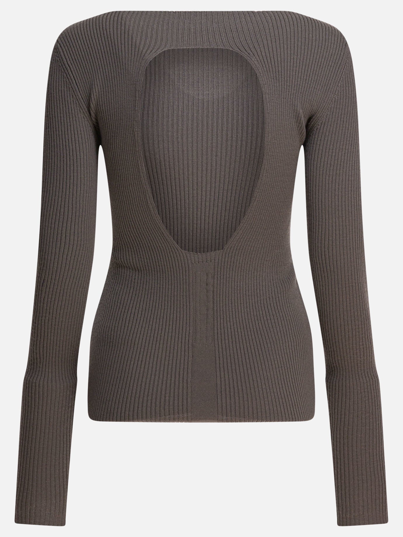Boat neck sweaters Solid colour  Grey - Rick Owens Women | PDP | VIETTI Online Store | thumbnail_2