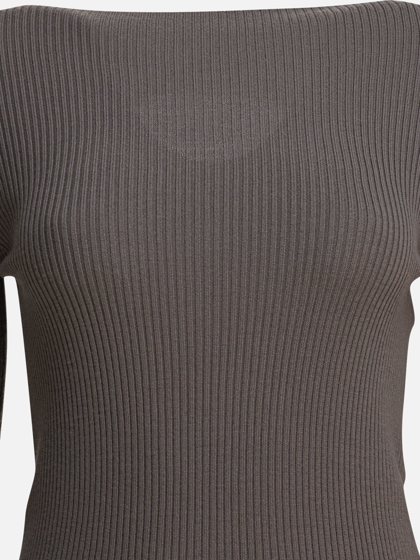 Boat neck sweaters Solid colour  Grey - Rick Owens Women | PDP | VIETTI Online Store | thumbnail_3