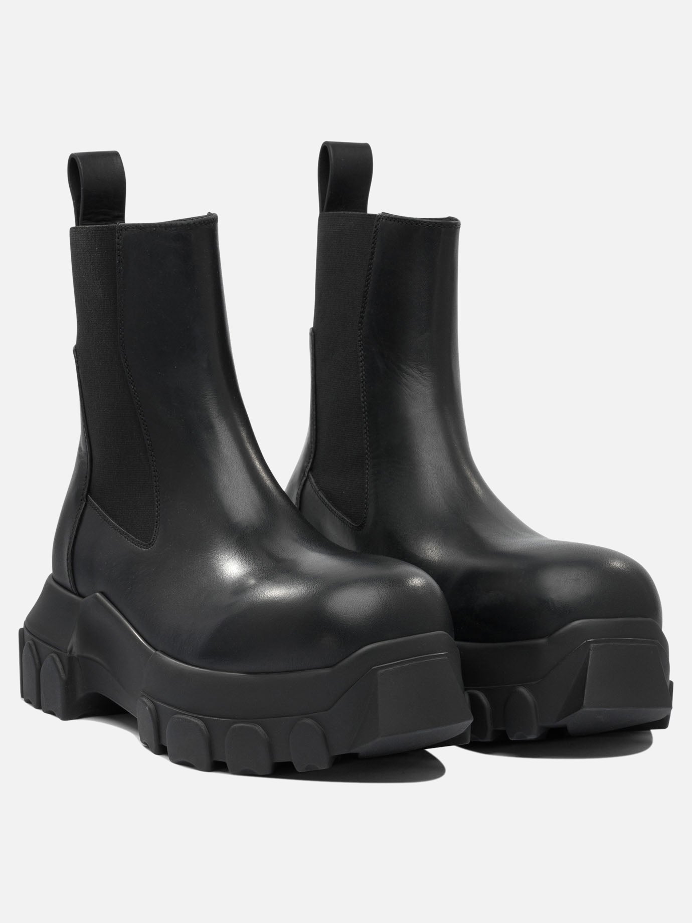 Rick Owens &quot;Beatle Bozo Tractors&quot; ankle boots 11798419_35 Black thumbnail_2