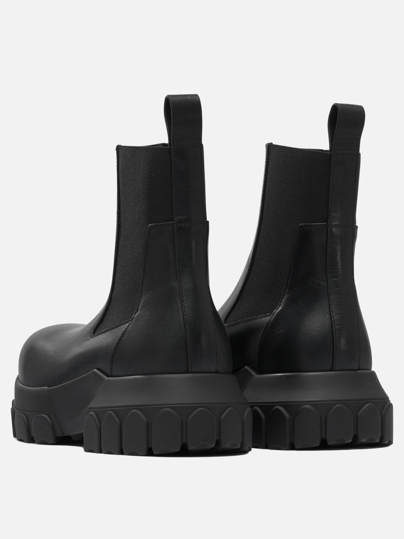 Rick Owens &quot;Beatle Bozo Tractors&quot; ankle boots 11798419_35 Black thumbnail_4