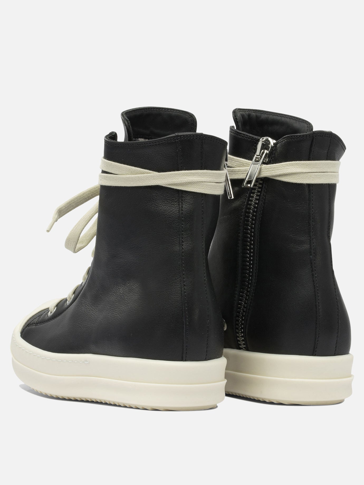 Rick Owens Leather sneakers Black