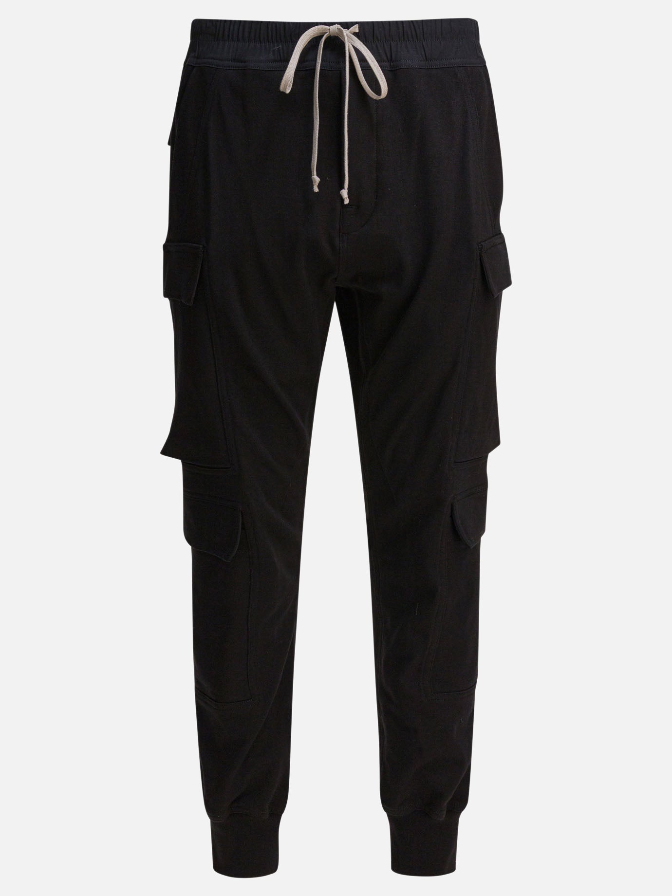 Cargo & parachute trousers Solid colour  Black - Rick Owens Men | PDP | VIETTI Online Store | Zoom-Modal
