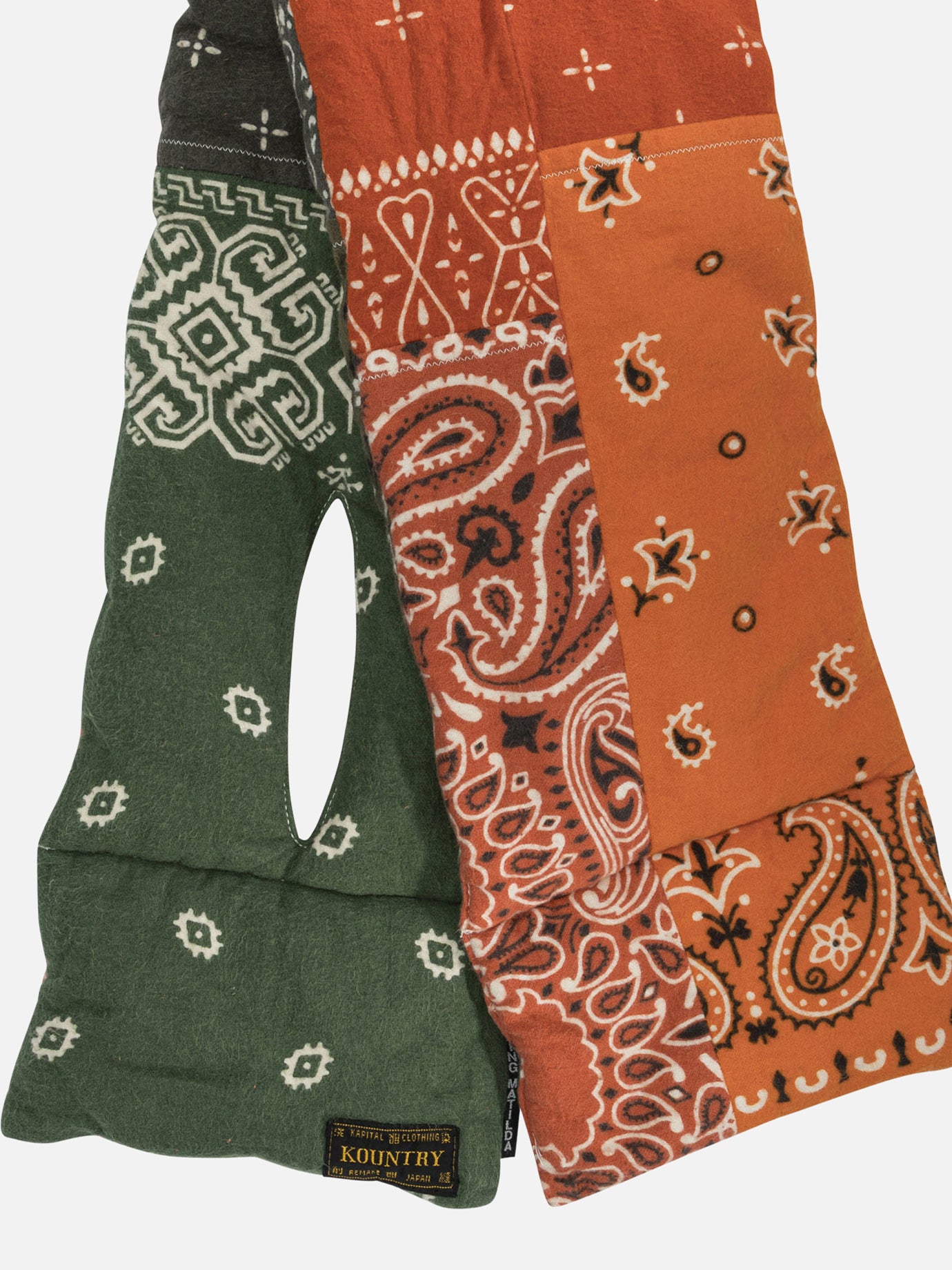 Classic scarves 100% cotton  Orange - KAPITAL Men | PDP | VIETTI Online Store | thumbnail_2