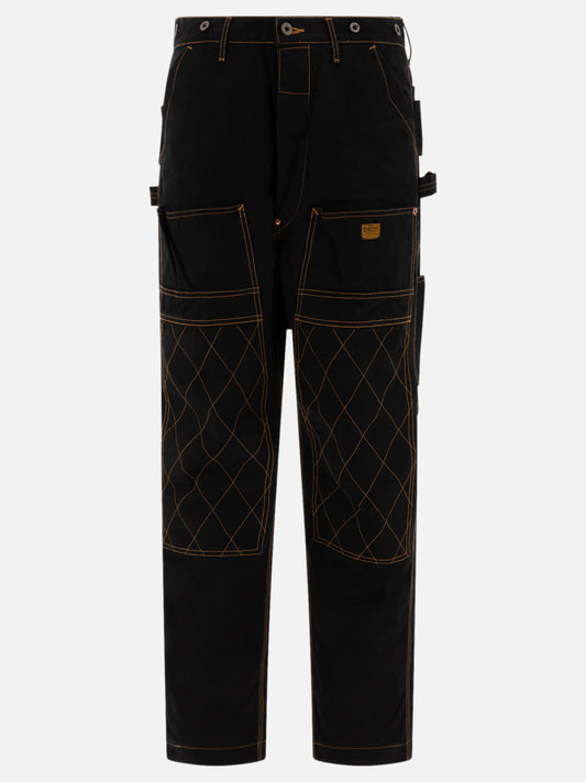 Work pants 100% cotton  Black - KAPITAL Men | PLP | VIETTI Online Store 
