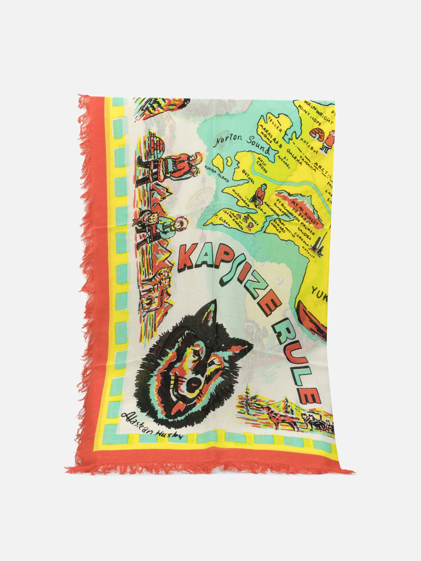 Silk scarves 100% rayon  Beige - KAPITAL Men | PDP | VIETTI Online Store | Zoom-Modal
