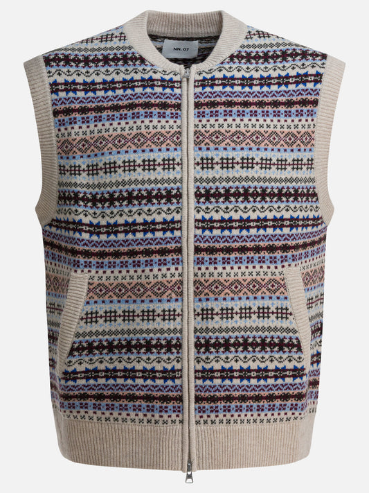 Vests Textured knit  Beige - NN.07 Men | PLP | VIETTI Online Store 
