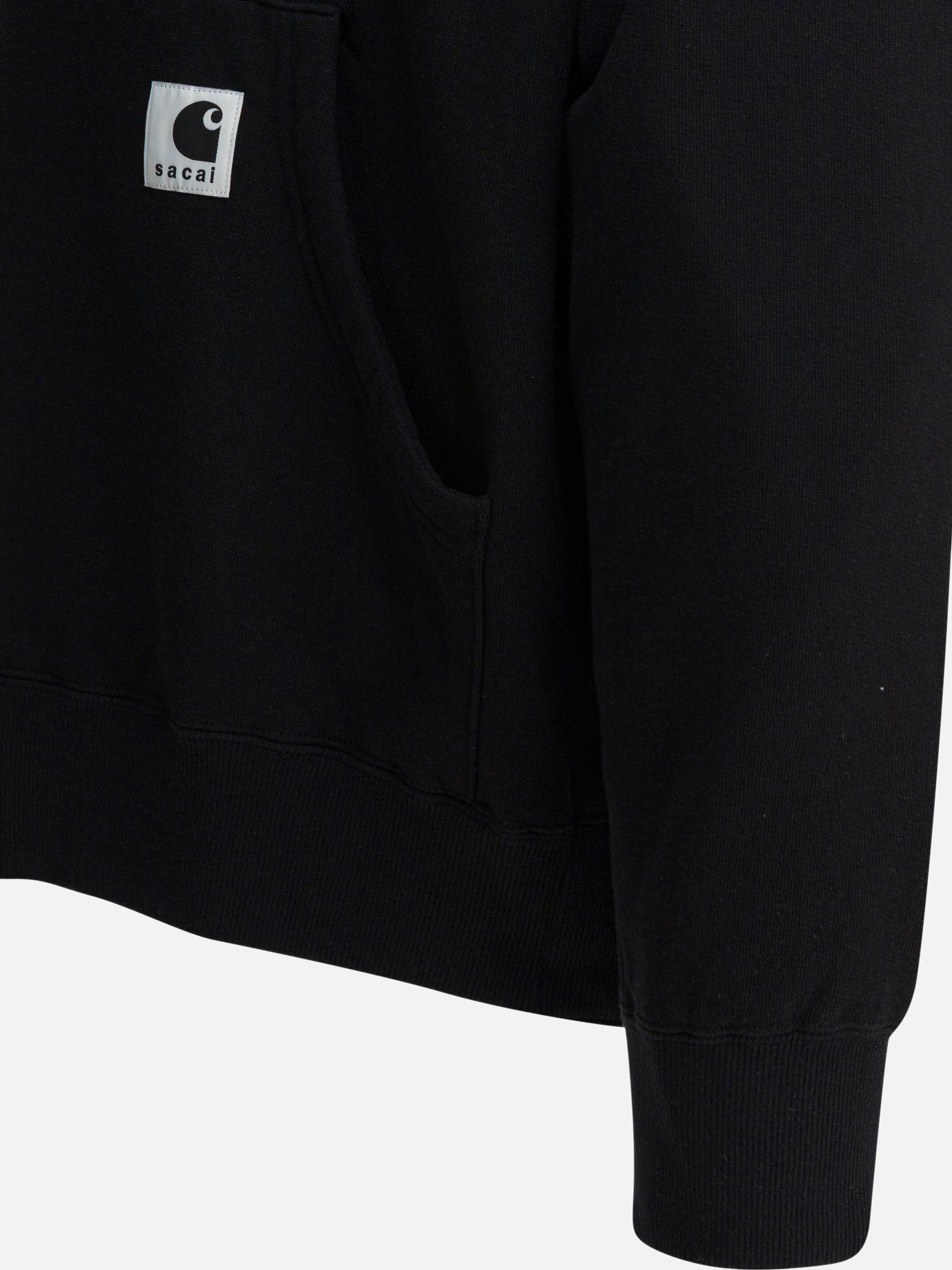Hoodies Logo  Black - Sacai Men | PDP | VIETTI Online Store | thumbnail_4