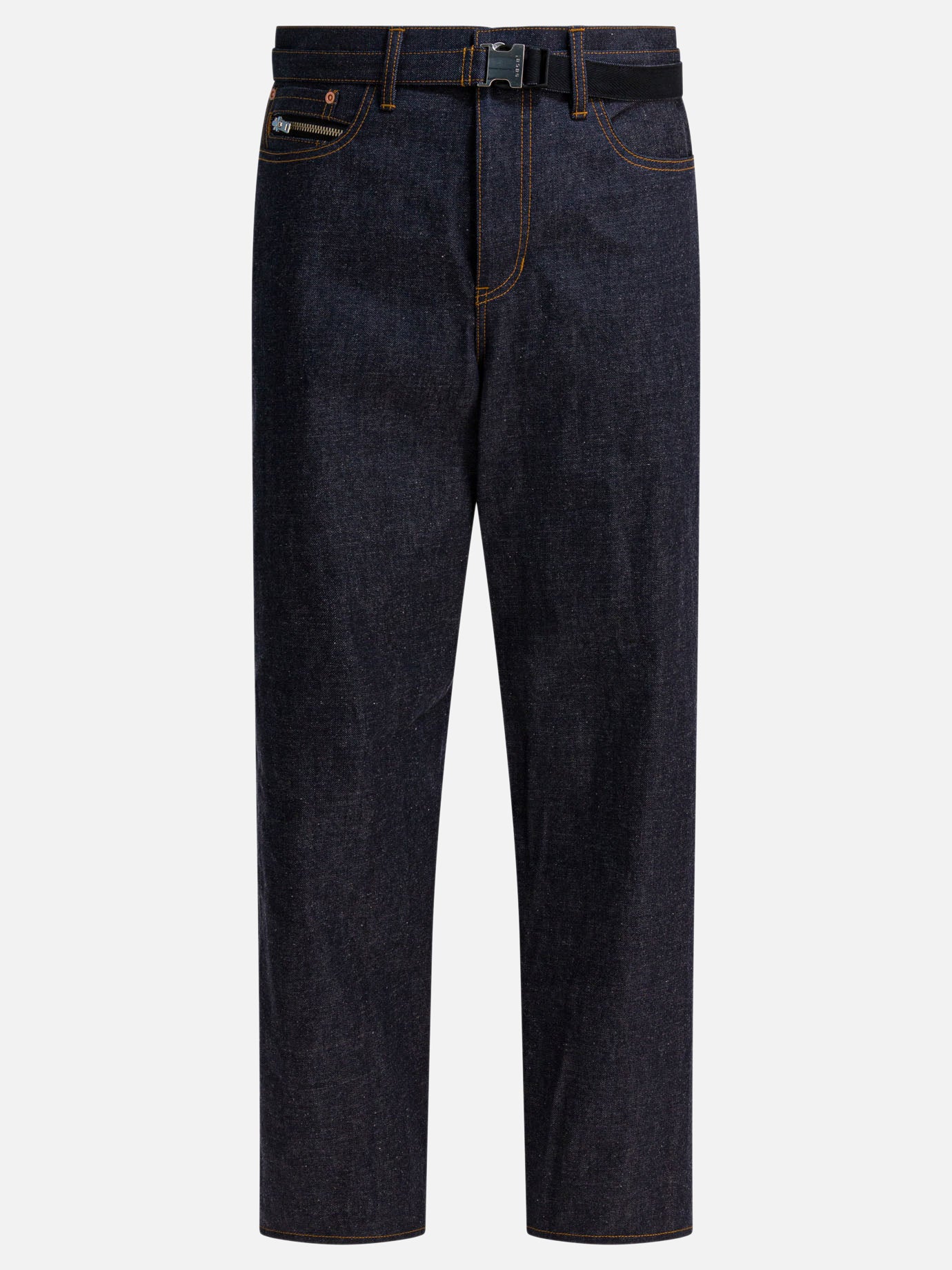 Wide-leg jeans Denim  Blue - Sacai Men | PDP | VIETTI Online Store | thumbnail