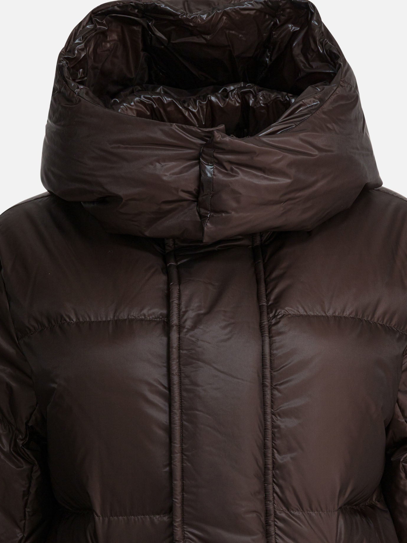 Down jackets Solid colour  Brown - Sacai Women | PDP | VIETTI Online Store | thumbnail_3